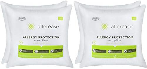 allerease cotton allergy protection euro pillow