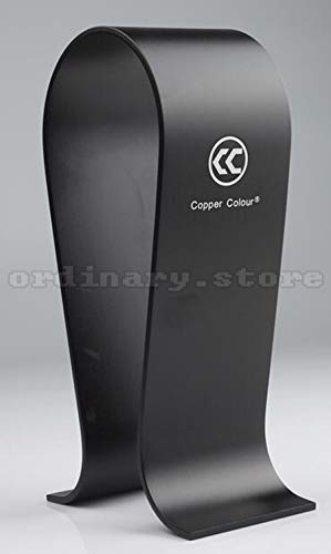 FidgetFidget Omega Shape Aluminum Headphone Earphone Stand Hanger Bracket Display Holder Rack Black