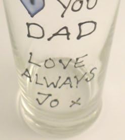 Personalized Totally Love You Dad Pint Glass (25 characters EXTRA personalisa...