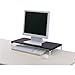 LIHIT LAB Desktop Stand, 9.8 x 23.2 x 3.1 inches, White (A7332-0)