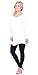 Popana Women’s Tunic Tops for Leggings Long Sleeve Shirt Plus Size Made in USA Large Pearl