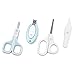 Little Martin’s Baby Nail Care Kit (4 pcs) - 2x Nail Scissors and 1x Nail Clipper with Magnifier - Grooming Manicure Pedicure Set for Newborns Infants Toddlers and Kids - Safe Precise - BPA-Free