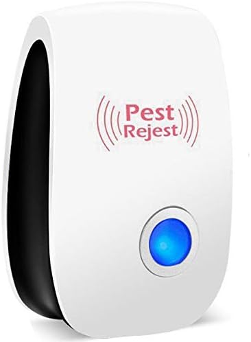 [2018 UPGRADED]Ultrasonic Pest Control Repeller Electronic & Ultrasound Indoor Plug In Repellents with Night Light Reject For Mosquito Flies Insects Bed Bugs Spiders Roaches Ants Rodents (4 pack)