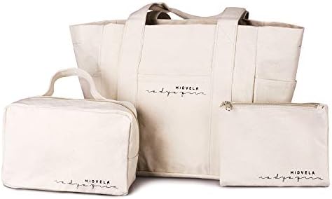 Mother’s Bag, 3-Piece Set, Cotton, Tote Bag, Replacement Bag, Cotton Bag, Mama Bag, Kindergarten Bag, Change Bag, Diaper Pouch, Mother and Child Diary Case, Baby Shower Gift