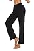 WOAIVOOU Women's Stretch Cotton Knit Pajama Pants Lounge Pants with Drawstring