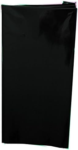 Colored Mylar Metallic Sheets 18" x 30" - 5 Sheets Each Pack (Black Metallic)