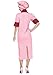 Fun World Women's Licensed I Love Lucy Lucy Candy Factory Dress Adult Costume, Multi, S/M Size 2-8
