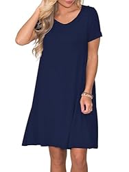 lionstill Women's Casual T Shirt Dress Summer