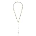 Gem Stone King 28 Inch Yellow Gold Plated Stainless Steel Rosary Ball Beads Religious Prayer Necklace with Crucifix Cross for Women
