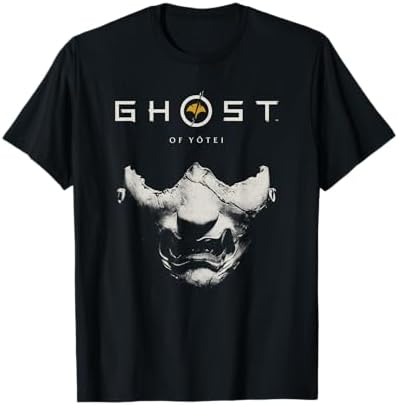 Amazon.com: Ghost of Yotei Black and Yellow Minimalistic Logo T
