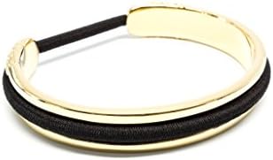 bittersweet hair tie bracelet by Maria Shireen™ – Flower Design – Steel Gold