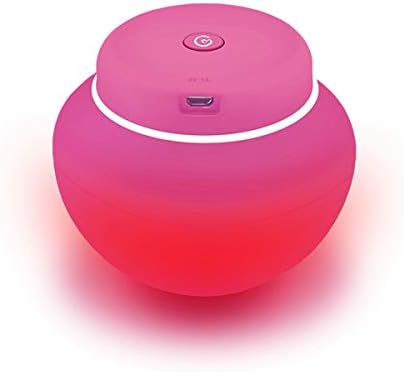 Mini UV Disinfection Box, Menstrual Cup Sterilizer Storage Box Portable Pacifier Dentures Accessories Earphones Ear Spoons Cleaner,Pink