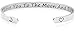 DR Bracelet Armband - Motivational, Spiritual and Religious Stainless Steel Jewelry for Women, Men - Classic and Elegant