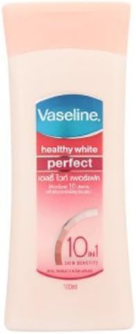 Vaseline Healthy White Perfect Lotion 10 In 1 natural skin care skin whitening products Lighter Skin in 2 Weeks (100 ML.)