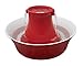 PetSafe Drinkwell Avalon Pet Water Fountain, Ceramic Drinking Fountain for Cats and Dogs, 70 oz. Water Capacity, Red
