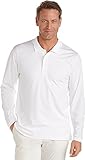 Coolibar UPF 50+ Men's Long Sleeve Polo Shirt - Sun Protective