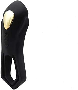 Waterproof Soft Black Vǐbrating Cǒck Ring Training Ring for Men Longer Lasting 9 Modes 100% Secret Packing