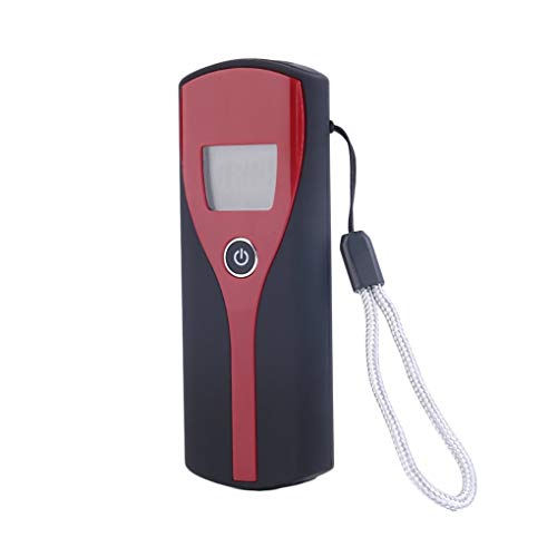Four Portable Digital Backlight Alcohol Breath Tester Breathalyzer Blowing Analyzer Mini Detector LCD Display White