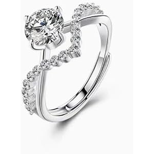 1PC Luxury Crown Couple Rings Set - Sparkling Simulated Diamond Promise Wedding Bands for Men and Women