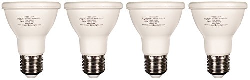 ALZO 8W Joyous Light Dimmable LED Full Spectrum PAR20 Spot Light Bulb 5500K Bright White Daylight, 650 Lumens, 120V, Pack of 4