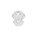Liberty PN0238L-CL-U 30mm Victorian Glass Kitchen Cabinet Hardware Knob, 2-Pack