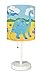 Wildkin Kids 120 Volt Cylinder Lamp for Boys and Girls, Includes Fabric Lamp Shade, Features Wooden Base and Steel Stem, Perfect Bedside or Desk Lamp, Design Coordinates with Our Bedding and Decor