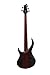 ivy IBA-500 Bass Solid-Body Electric Guitar, Trans Red