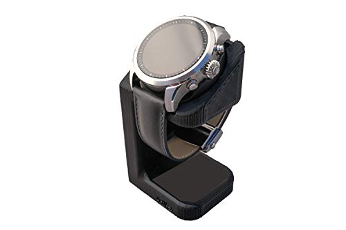 Artifex Design Stand Configured for MontBlanc Summit 2 Smartwatch, Charging Stand, Artifex Charging Dock Stand for MontBlanc Summit 2 only (Black)