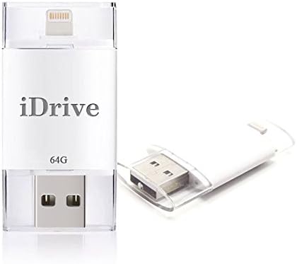 USB Flash Drive Memory Stick External Storage with Lightning Connector for iPhone 5, 5s, 5c, 6, 6 Plus, 6s, 6s Plus 7 iPads iPods Computers (64GB)