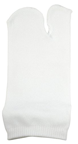 [Marugo] Unisex-Toddler/Kids Tabi Socks for Ninja Shoes Jikatabi, w.Non-slip rubber processing, White, S(13-16cm / 5-9(US)) - Thumbnail 2