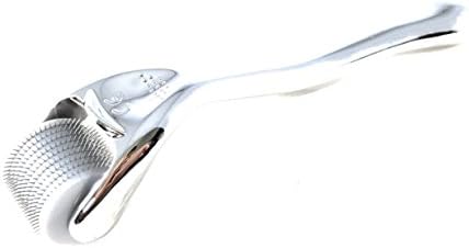 Blue Mar’s Modern Silver Derma Roller: Titanium Alloy Microneedles, 540 Microneedles (1.0 mm), Anti-Wrinkle, Anti-Scar, Skin Brightening tool