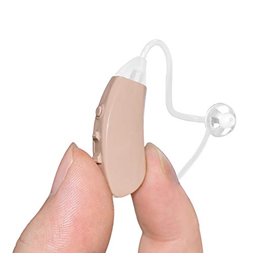 BLJ Hearing Amplifier with Batteries for Adults and Seniors, Digital Sound Amplifier Device to Assist and Aid Hearing, Small and Lightweight with Digital Noise Reduction and Feedback Cancelling