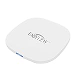 Fast Wireless Charger, EOYIZW Charging Stand Pad Mat with UV Wear-Resisting Paint and Sleep-Friendly Indicator Lights Work with Phone Case Rapid Charger for Galaxy S7/S8/S9 Plus, Note 8, iPhone X