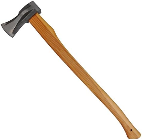 SNOWMUS 45# Carbon Steel Forge Chopper Axe with Hickory Handle Wooden Handle Series