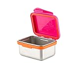 Kid Basix by New Wave Safe Snacker-Stainless Steel Lunchbox for Food Storage