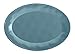 Rachael Ray Cucina Dinnerware 10-Inch x 14-Inch Stoneware Oval Platter, Agave Blue