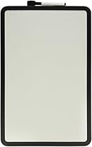 School Smart Dry Erase Boards with Black Frame - 11 x 17 - White