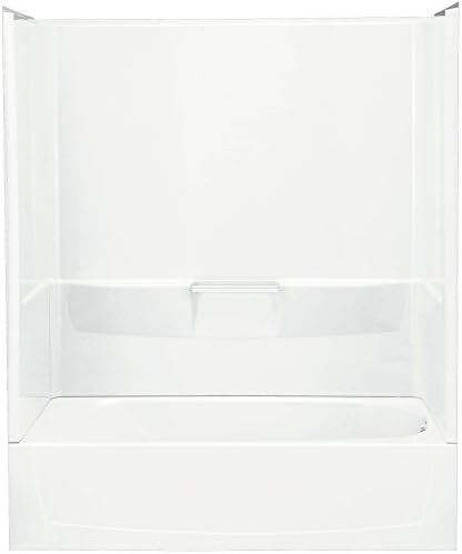 Sterling Plumbing 71040126-0 Performa Bath and Shower Kit, 60-Inch x 29-Inch x 75.5-Inch, Right-Hand, White