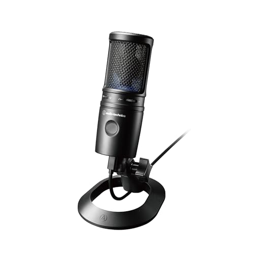 オーディオテクニカ AT2020USB-X コンデンサーマイク USB 単一指向性 配信 ブラック