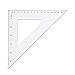 eBoot Triangle Ruler Square Set, 30/60 and 45/90 Degree, Set of 2