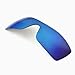 Walleva Ice Blue Coated Polarized Replacement Lenses for Oakley Batwolf (OO9101 Series) Sunglasses