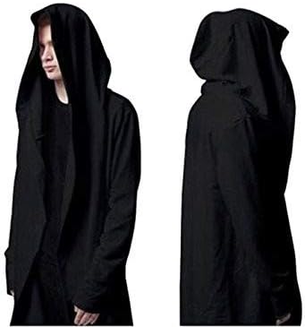Hooded Black Cape - Halloween Costume