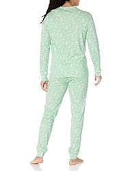 Amazon Essentials Men's Knit Pajama Set, Mint Green