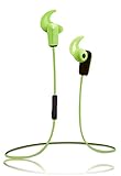 RevJams Active® Sport Wireless Bluetooth Earbuds with Noise Isolation and in line microphone - Green
