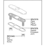 Delta Faucet RP47274SS 10-Inch Allora, Escutcheon, Stainless
