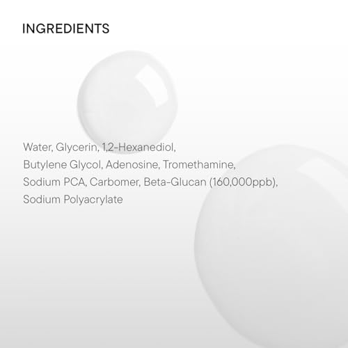 IUNIK Beta-Glucan Power Moisture Serum - Deep Hydration 1.69 fl oz | 7-Peptide Vegan Serum for Long-Lasting Hydration for Dry, Sensitive Skin