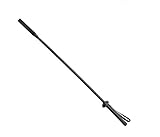 Demarkt Riding Crop Leather Whip Fetish Bondage Slave Sex Toy(Black)