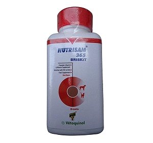 Pupkart Vetoquinol Nutrisam Briskit Multivitamin Supplement For Dogs - 50 Tablets