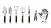 Finnhomy 8 Piece Garden Tool Set with Garden Tote Bag and Work Gloves – Hand Tools with Ergonomic Handles Including Trowel, Cultivator, Transplanter, Fork, Weeder, Pruning Shearsthumb 2