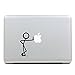 RayLineDo® 2PCS Removable DIY MacBook Air Pro Decal Stickers Decoration Laptop Sticker for 11